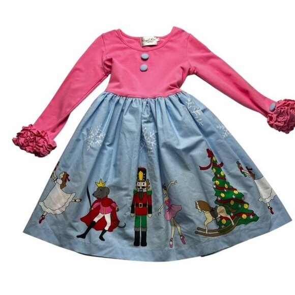 Royal Roe Nutcracker Dress Girls Size 6-8